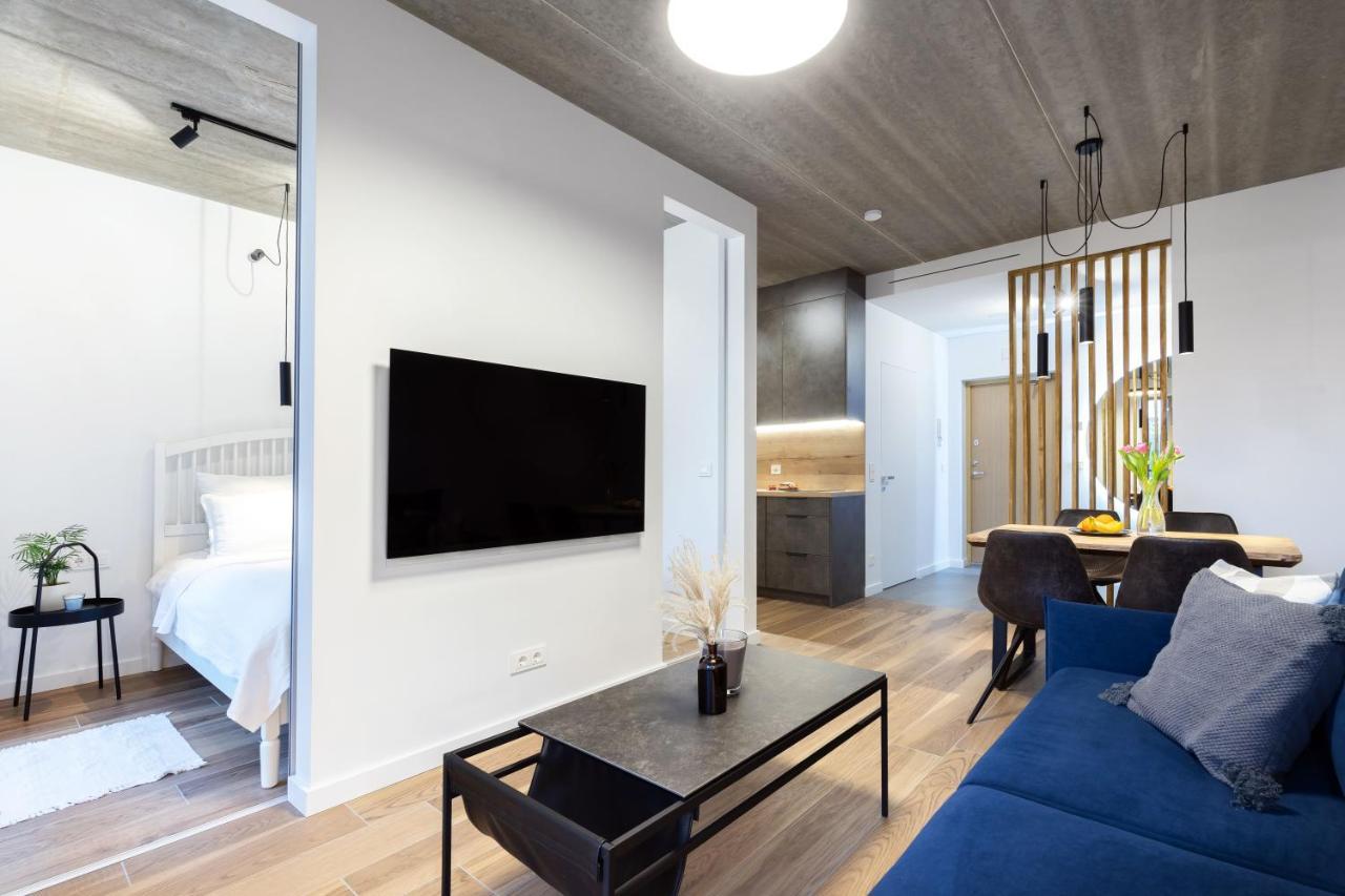 City Center Sanctuary Modern Business-Class Studio With Free Parking In The Heart Of VNO Exteriör bild